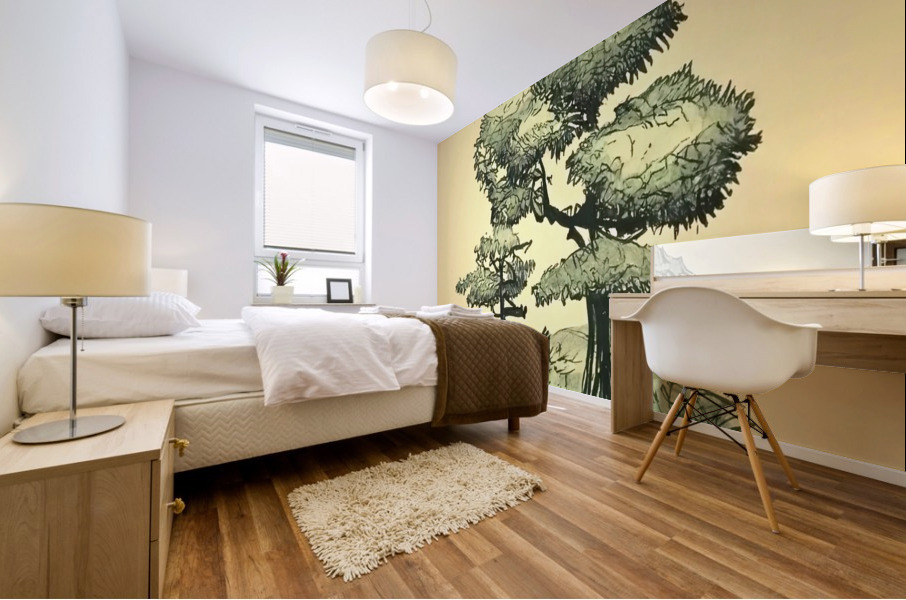 great american forest Mural print