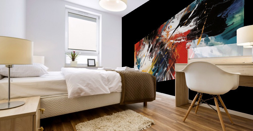 Art modern abstrait Mural print