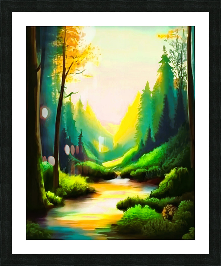 Modern Foret Picture Frame print