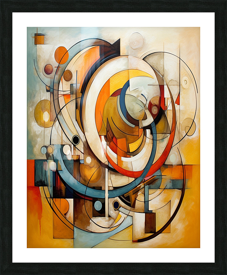 Modern art Picture Frame print