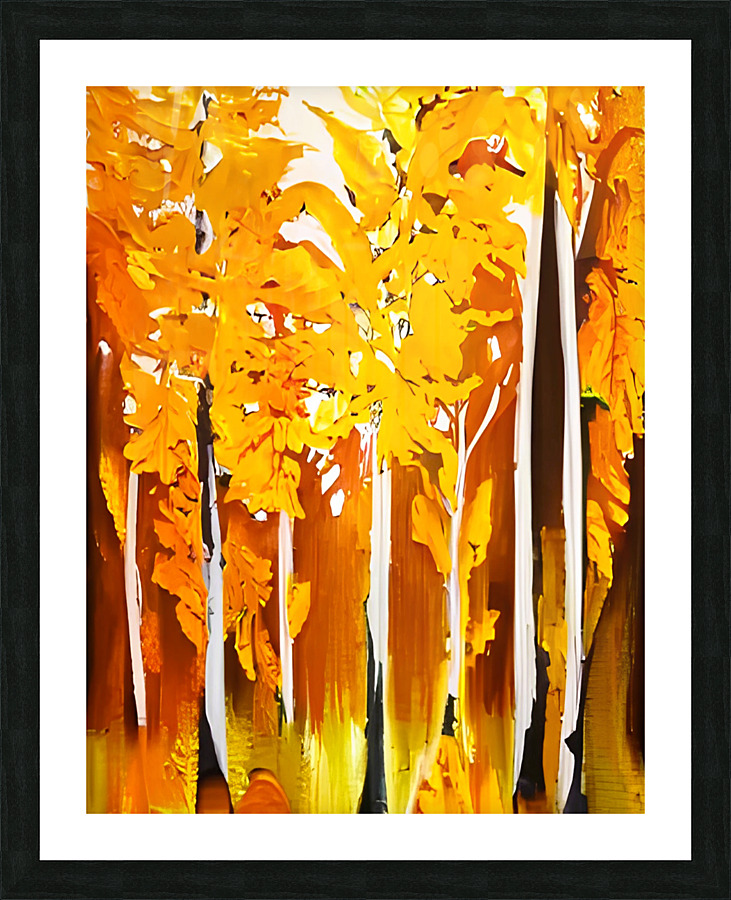 Modern Forest Wall Art Picture Frame print