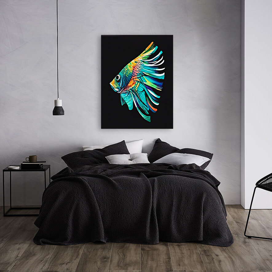 Beautiful modern fish Reproduction