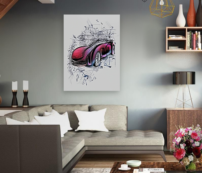 Modern car design Reproduction