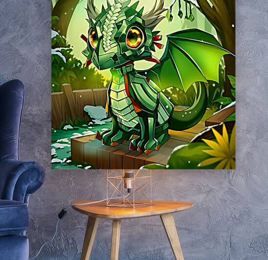 kind dragon painting by Aroness