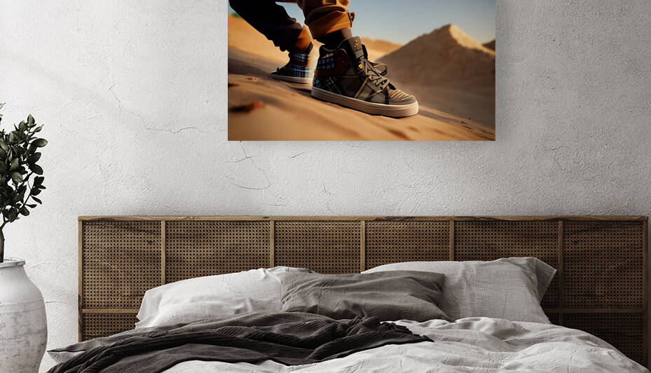 Modern shoe painting for bedroom and living room by Aroness