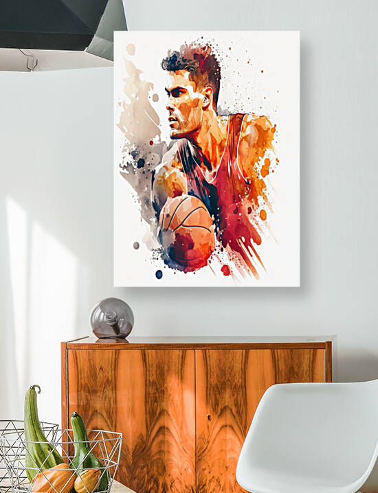 basketball player canvas print by Aroness