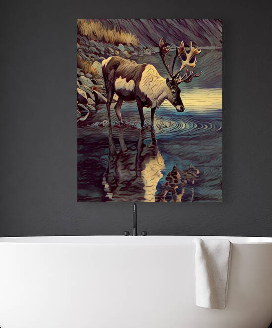 Canadian and American forest painting by Aroness
