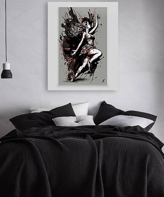 modern dancer painting to decorate my apartment.j by Aroness