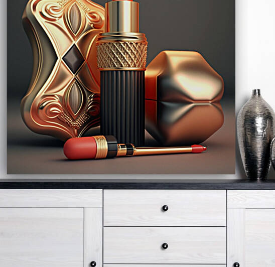 bedroom and hallway decoration makeup product pos by Aroness