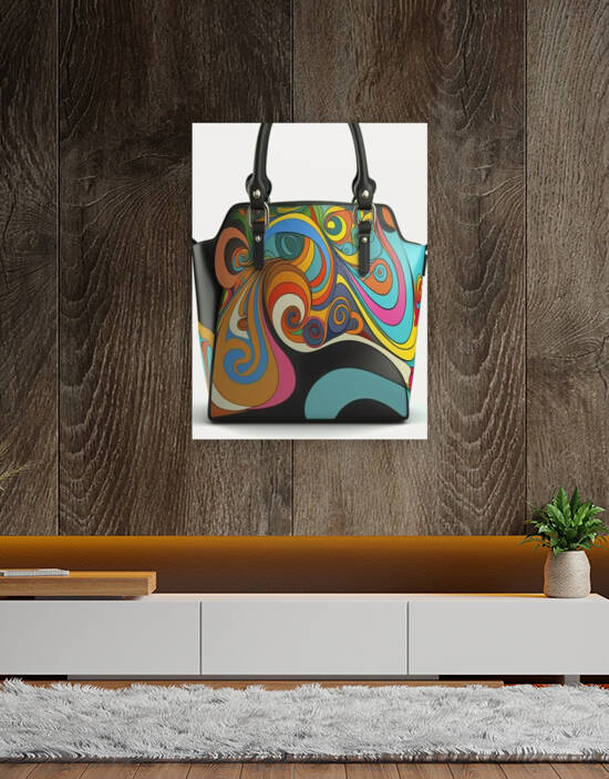 modern painting colorful bag trend painting by Aroness