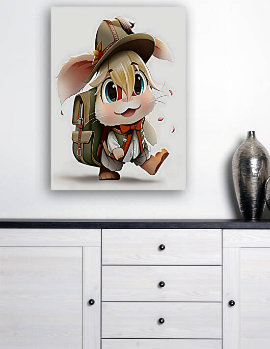 Painting of funny rabbit by Aroness