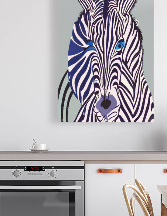 Zebra African animal trend painting by Aroness