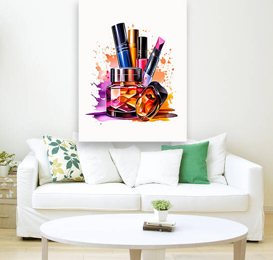 Painting printed on canvas for makeup bedroom by Aroness