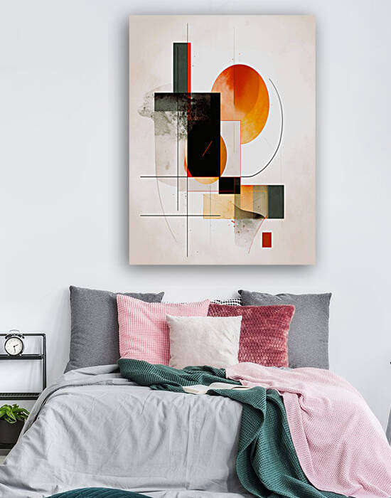 Abstract wall art for bedroom and living room aro by Aroness