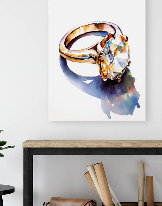 canvas painting for bedroom by Aroness