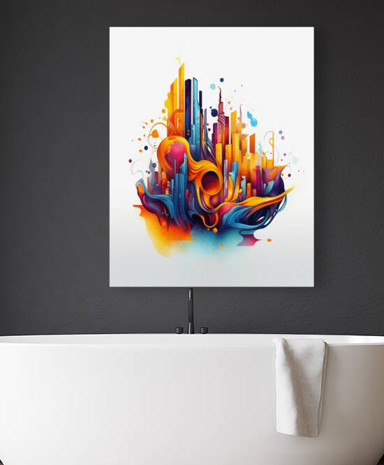 The City Modern Wall Art by Aroness