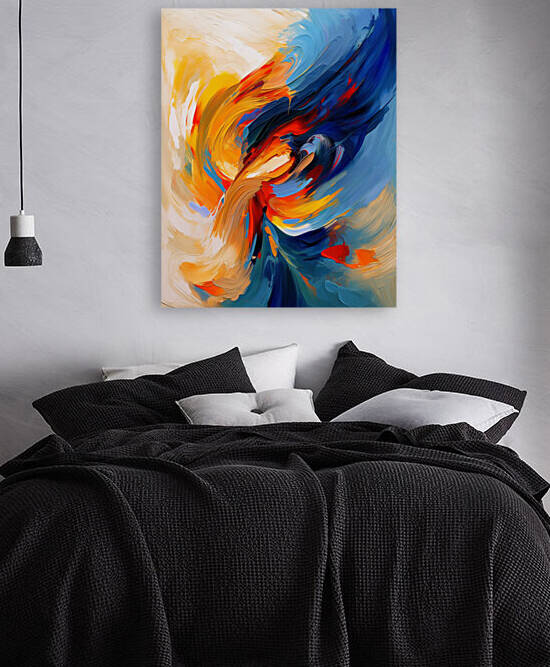 modern paint stain Reproduction