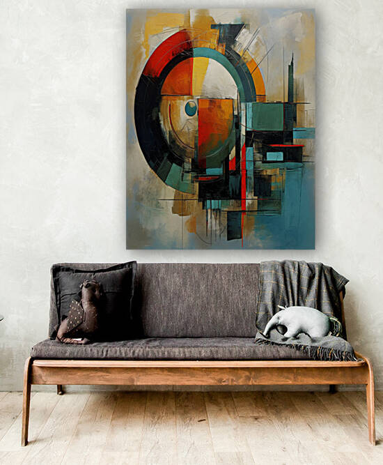 Modern art on canvas and on wood by Aroness