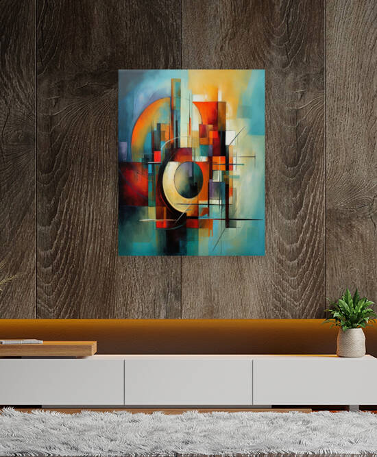 Decorative modern art on canvas by Aroness