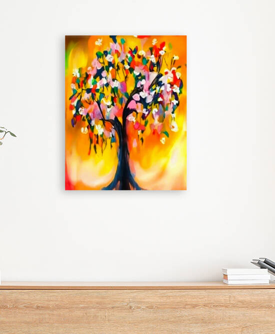 Magic tree painting by Aroness