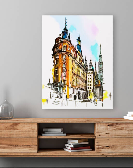 Wall Painting Wall Art Decor Artistic Mural Arone by Aroness