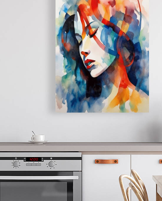 modern drawing of woman by Aroness