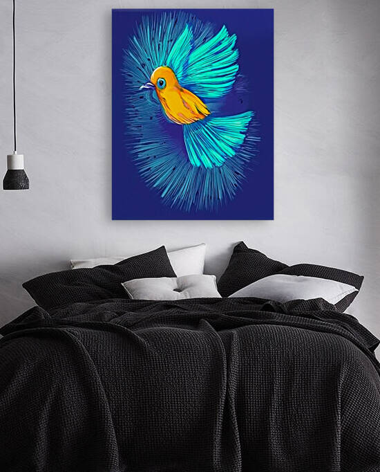 Magic Bird Wall Art by Aroness