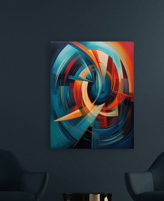 Modern abstract art painting for living room by Aroness