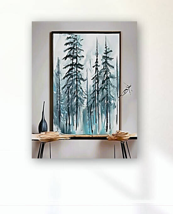 Modern painting tricks the eye by Aroness