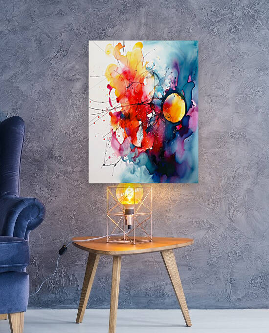 Abstract wall art for living room by Aroness