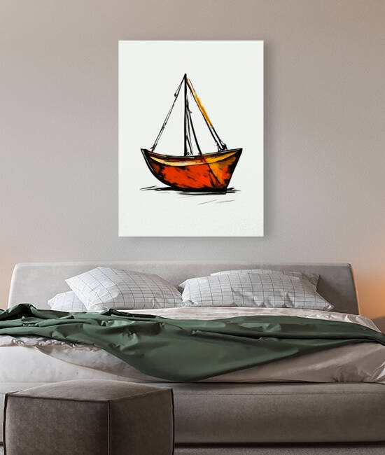 old ship on the sea by Aroness