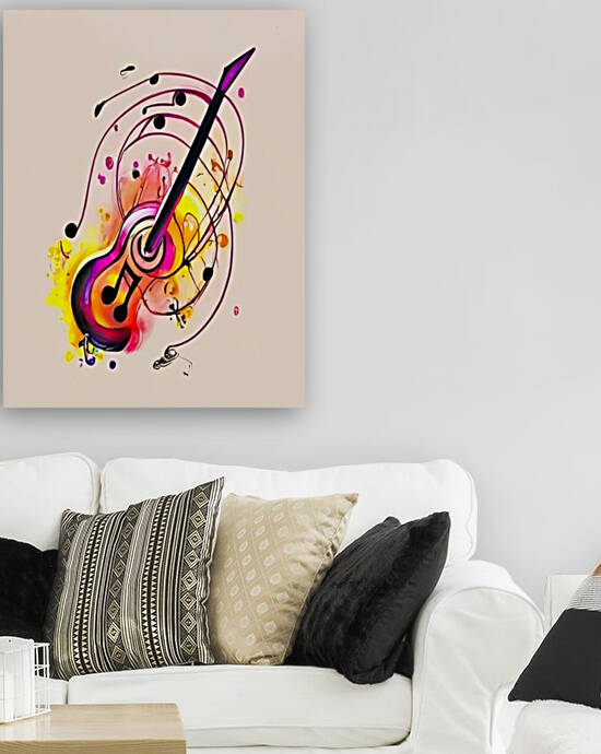painting i love music by Aroness