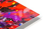 Relief effect paint stain HD Metal print
