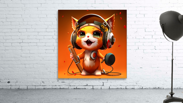 funny cat poster Wall Preview