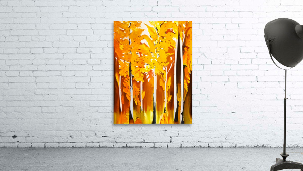 Modern Forest Wall Art Wall Preview