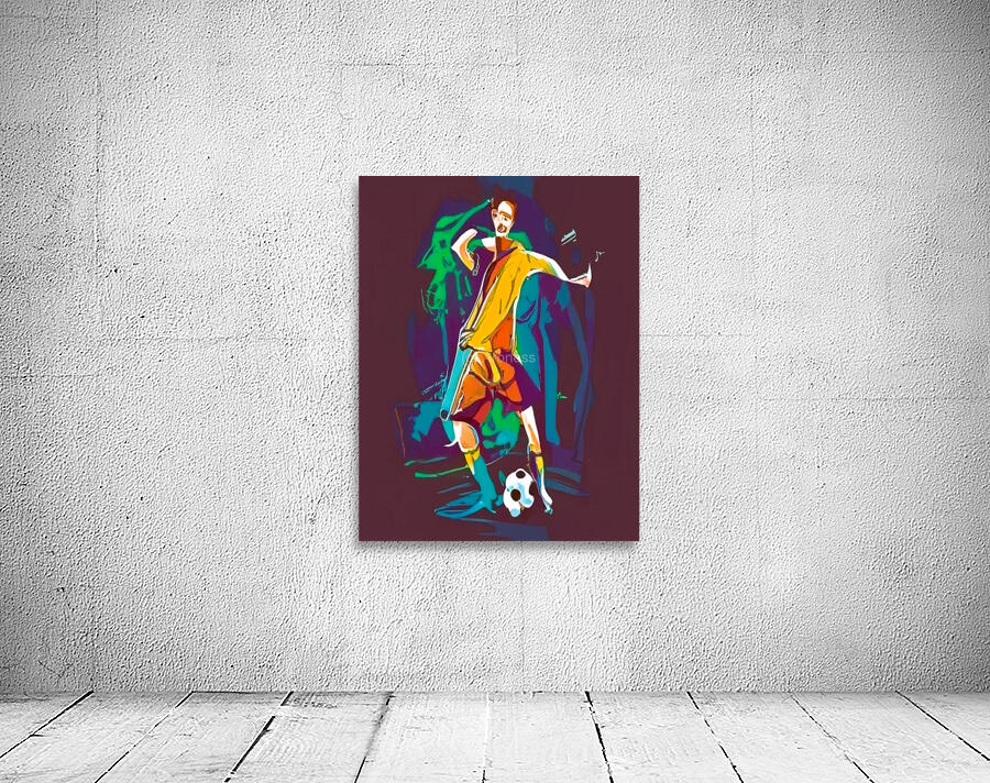 futuristic soccer player Wall Preview