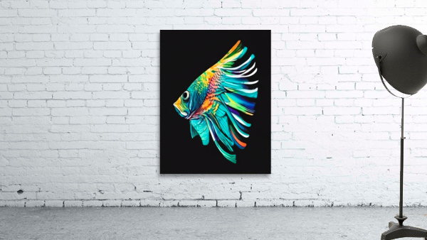 Beautiful modern fish Wall Preview