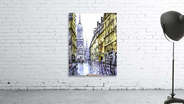 Modern painting for living room My city that I lo Wall Preview