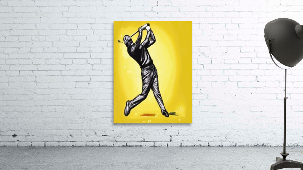 Modern golf player Wall Preview