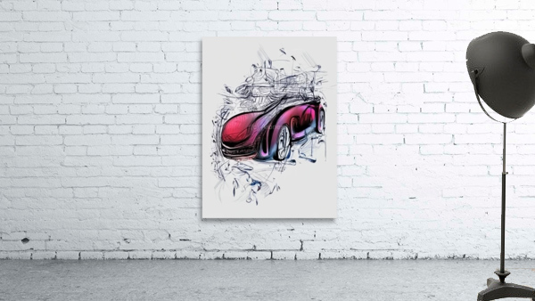 Modern car design Wall Preview
