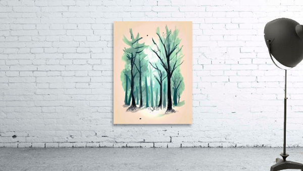 The forest in summer Wall Preview