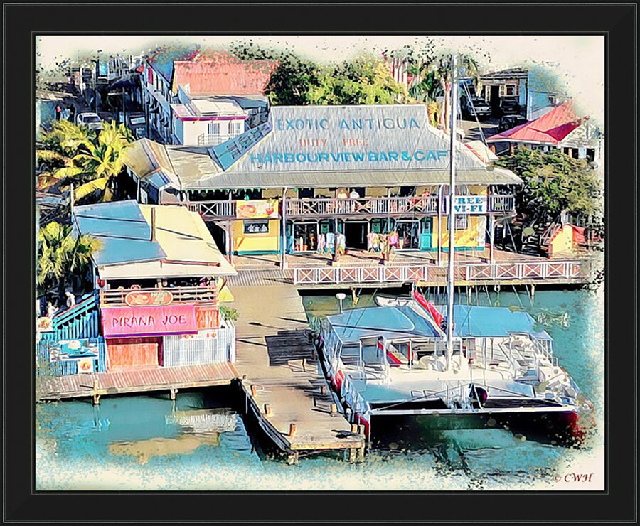 Caribbean Cool_RezN888_Holt Picture Frame print