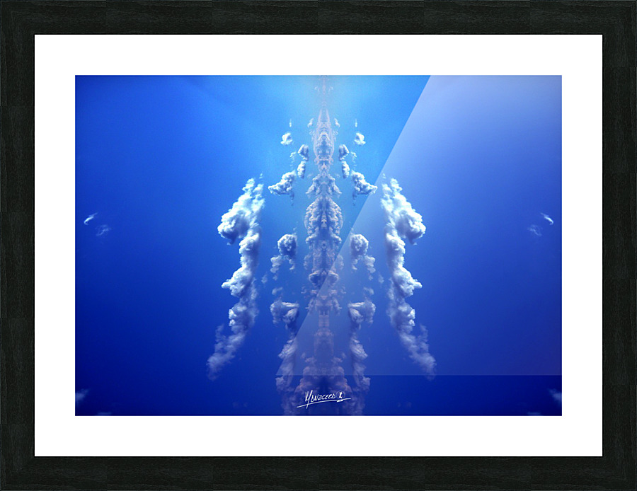 Blue 1 Picture Frame print