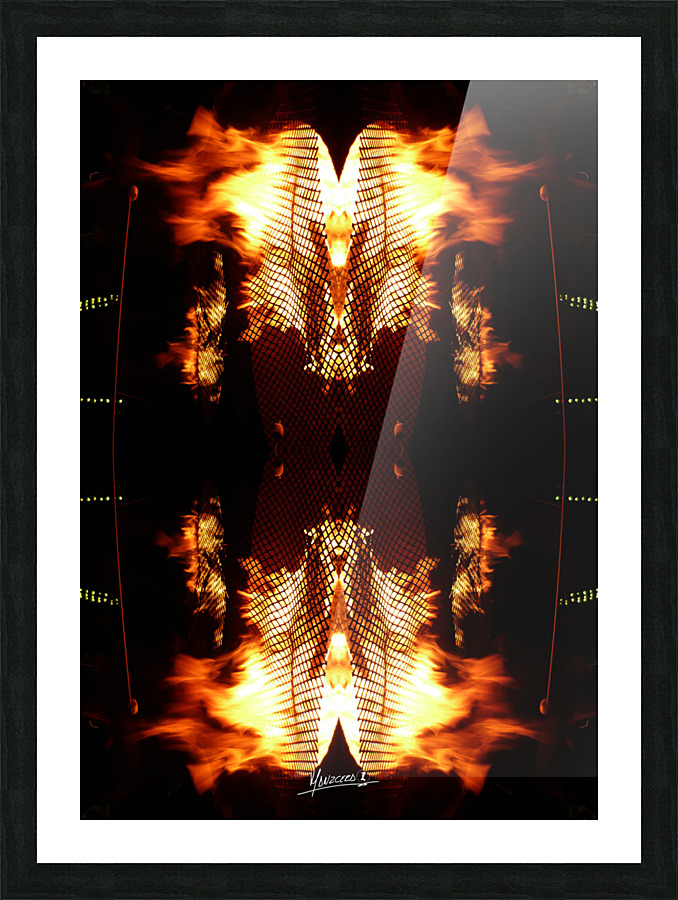 Fire 11  Picture Frame print