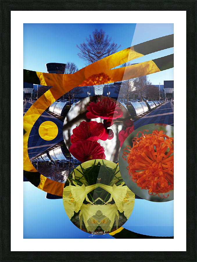 Centrer spacial 1  Picture Frame print