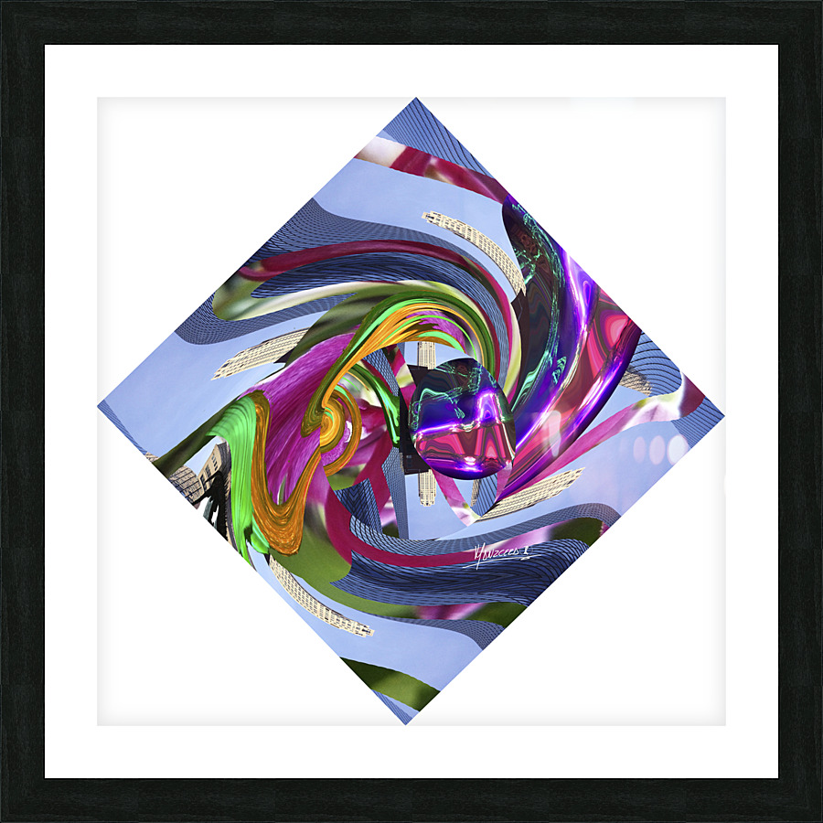 Psychedelic 33 Picture Frame print