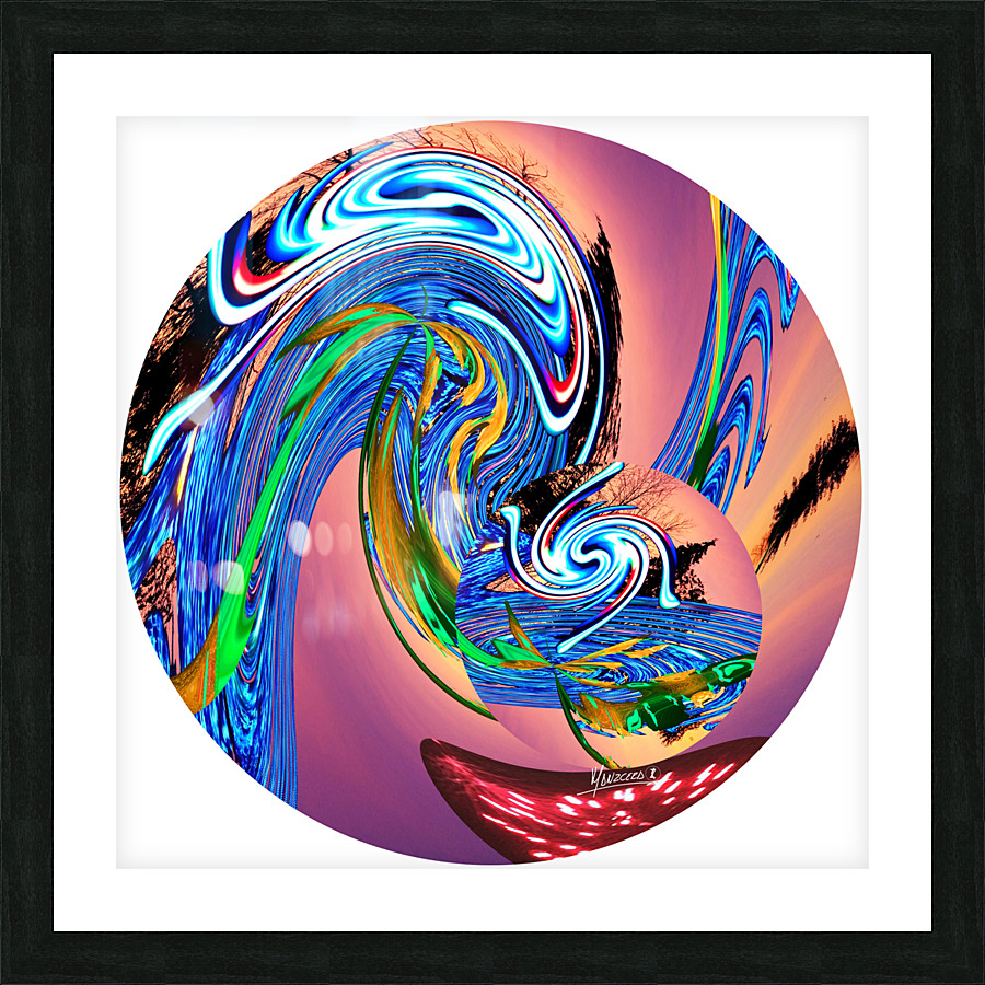 Psychedelic 247 Picture Frame print