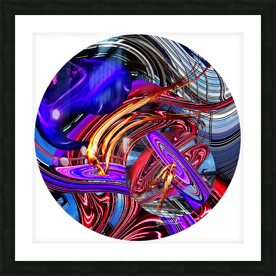 Psychedelic 35 Picture Frame print