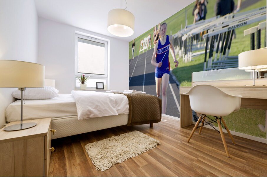 AMELIA RUNS Mural print