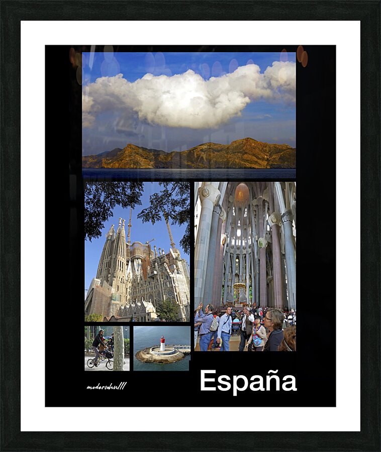 Espana poster Picture Frame print